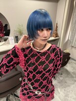 ミミー(mimiiy)&nbsp;色落ち可愛いブルー