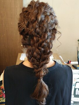 ライズ ヘア ブランド 豊中店(RISE HAIR BRAND) 『RISE HAIR BRAND豊中 山村』あみおろしパーティースタイル