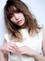 リアン(Lien)&nbsp;Lien☆ミディアムボブ×デザインカラー×バレイヤージュ　立川