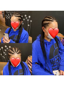 ブラックキャンディー(BLACK CANDY) 太めフルコーンロウ