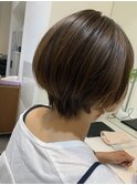 丸みショートボブ