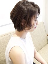 ～ドライカットでのスタイル～ショートボブ3―*［藤沢］