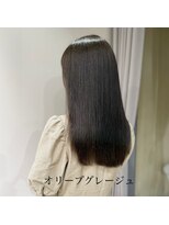ビーヘアサロン(Beee hair salon) オリーブグレージュ /安部