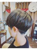 丸みのあるショート