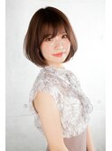 大人可愛いナチュラルストレートスタイル