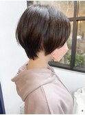 《knit銀座》大人黒髪20代30代40代ハンサムショート丸み前下がり
