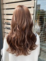 サロンドカスティーロ(salon de castillo)&nbsp;20代30代立体感パーマナチュラルブラウン大人可愛いロング