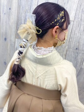 ヘアアンドメイクフォトスタジオ ルーファイブ(Roue five) 【池袋駅西口・ヘアセット】編みおろし