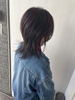 コレロ ヘアー(KORERO hair)&nbsp;ポイントカラー×ウルフ