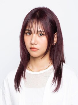 アース 酒田店(HAIR&MAKE EARTH) 艶感ピンクパープルロング