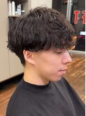 緩め波巻きスパイラルパーマ