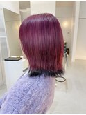 violet pink × Blackエンドカラー
