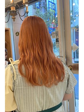 ネオリーブアイム 横浜西口店(Neolive aim) オレンジベージュ☆ハイトーンカラー