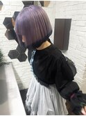 10代20代韓国ブリーチハイトーンデザインカラーレイヤーカット