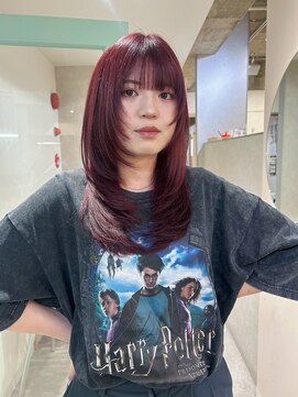 ヘーゼル 博多(HAZEL.) CHIHIRO：ザクザクレイヤー　チェリーピンク