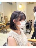 グレージュインナーカラー