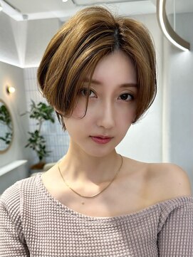 レジット 海老名(Legit) 30代40代50代◎小顔似合わせショートボブルフネビージュワンレン