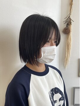 トップヘアー 本店(TOP HAIR) 切りっぱなしボブ/軽めボブ/倉敷