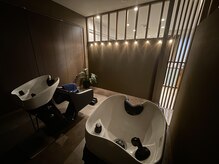 ルシエルブルー(LE CIEL BLEU)の雰囲気（半個室のリラックスできる空間で癒しのシャンプー＆スパタイム♪）