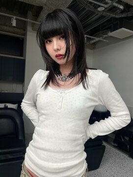 ステン(sten) レイヤー/ストレート/モード/ダークグレージュ