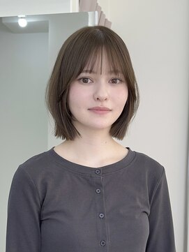 ミル(milu) 【ami】ボブ/オリーブベージュ/ベージュ/四条/河原町