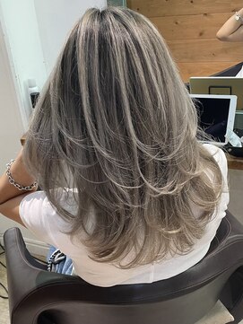 アップ(A+hair) ピンクバレイヤージュ