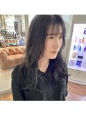 地毛風透明感カラー