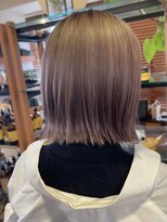 オーガニックマインド 坂戸 鶴ヶ島(organic+mind)&nbsp;小顔ラベンダーボブ×韓国風くびれレイヤー◎20代30代