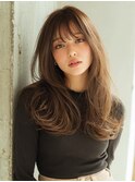 ローレイヤーパーマ　フェイスフレーミングデザインカラー