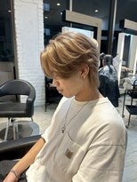 インク サカエ(inq sakae)&nbsp;ブリーチ2回トリプルカラー/韓国ヘア/メンズカット/ブロンド