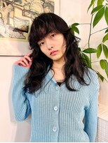 ヒュージ 表参道(huge)&nbsp;レイヤーカット/パーマ/ニュアンスパーマ/顔周りカット/20代30代