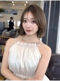 美髪結べる/前下がりボブ/韓国ボブ/レイヤーボブ/フェザーボブ
