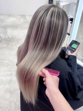 ラニシス ヘアー(Lanisis Hair) バレイヤージュ×エクステ