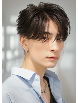 オーシャントーキョー 心斎橋(OCEAN TOKYO WEST) センターパートニュアンスパーマショート