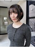 ボブウルフ/ウルフボブ/丸みボブ/顔周りウルフ/顔周りレイヤー