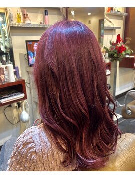 ファインヘアー(Fine Hair) ピンクカラー