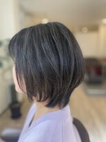 アマ サロン(AMA SALON) 丸みショートボブ×ナチュラルレイヤー