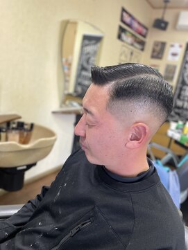 バーバーサトウ(BARBER SATO) サイドパートスタイル
