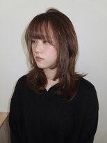 ホヌ(HONU)&nbsp;ミディアムレイヤー/明るめブラウン