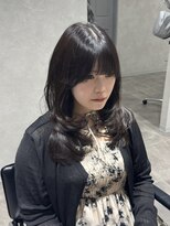 ジーニー 千葉(GENiE) 韓国レイヤーカット/顔周り/ダークブラウン/古荘竜生