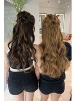 ランズ アネックス 梅田(LANDS ANNEX) 【ヘアセット】ハーフお団子/双子ヘアメ/梅田駅