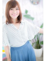 ミック 日暮里店(miq)&nbsp;リッチなツヤ感♪清楚ミディ