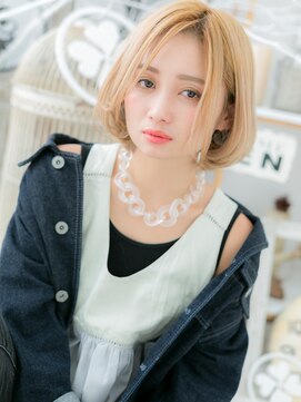 モッズヘア 越谷(mod's hair) *mod's越谷*外国人風カラー★印象やわらかAラインボブa