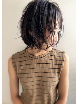 エル セルカ 高田馬場(el CERCA) 大人可愛い小顔レイヤーボブ×黒髪ダークグレージュカラー