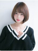 ナチュラル内巻きボブ