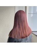 【 LOVELEY 】ピンクベージュ×ナチュラルロング