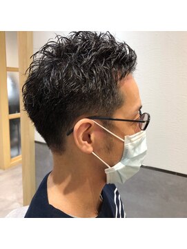 ナンバー ジルバ 立川(N° jillva) 爽やかツーブロック刈り上げ束感アップバング