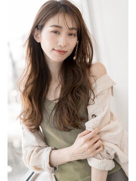 フレーム ヘア ルーム 天王寺駅前店(FRAME hair room) 【FRAME天王寺駅前/全席個室サロン】無造作ロングスタイル♪