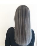 ホワイトシルバーバレイヤージュ