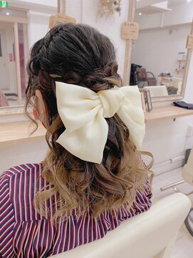 ミグ バイ クオーレ(mig by CUORE) ハーフアップ